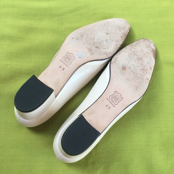 90’s Silvia Fiorentina Cream Patent Leather Pumps - Picture 3 of 8